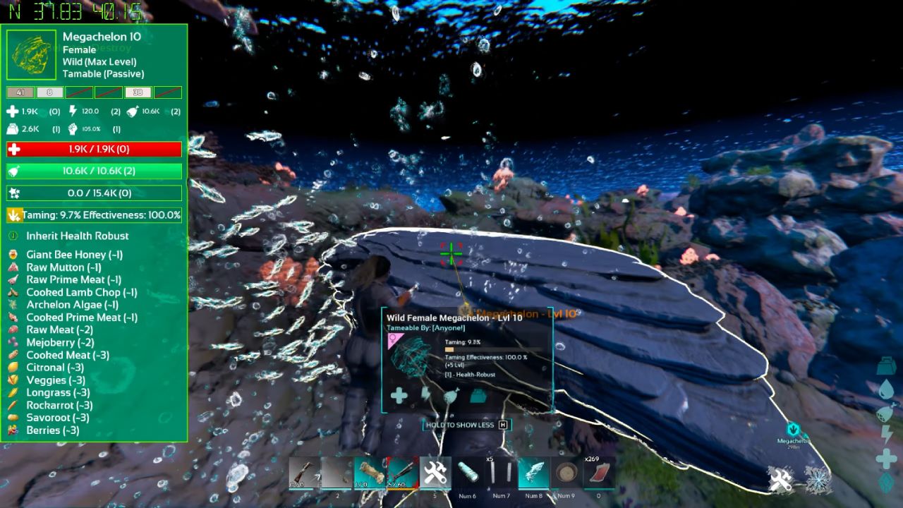 Ark Survival Ascended Guide Starting the Megachelon Tame