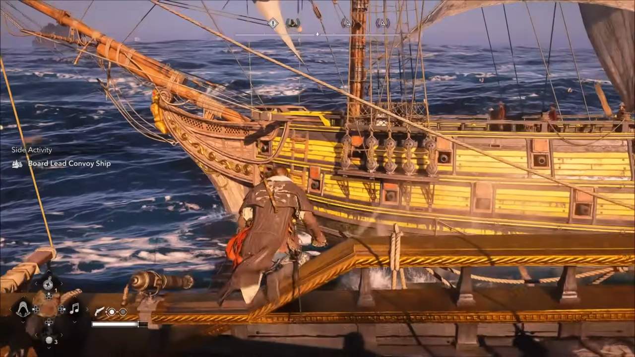 Assassin's Creed Black Flag Resynced Guide Scuttle Vessel for Gold Jump on Enemy Ship