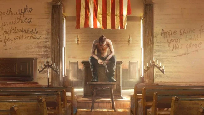Far Cry 7 Protagonist holding a gun