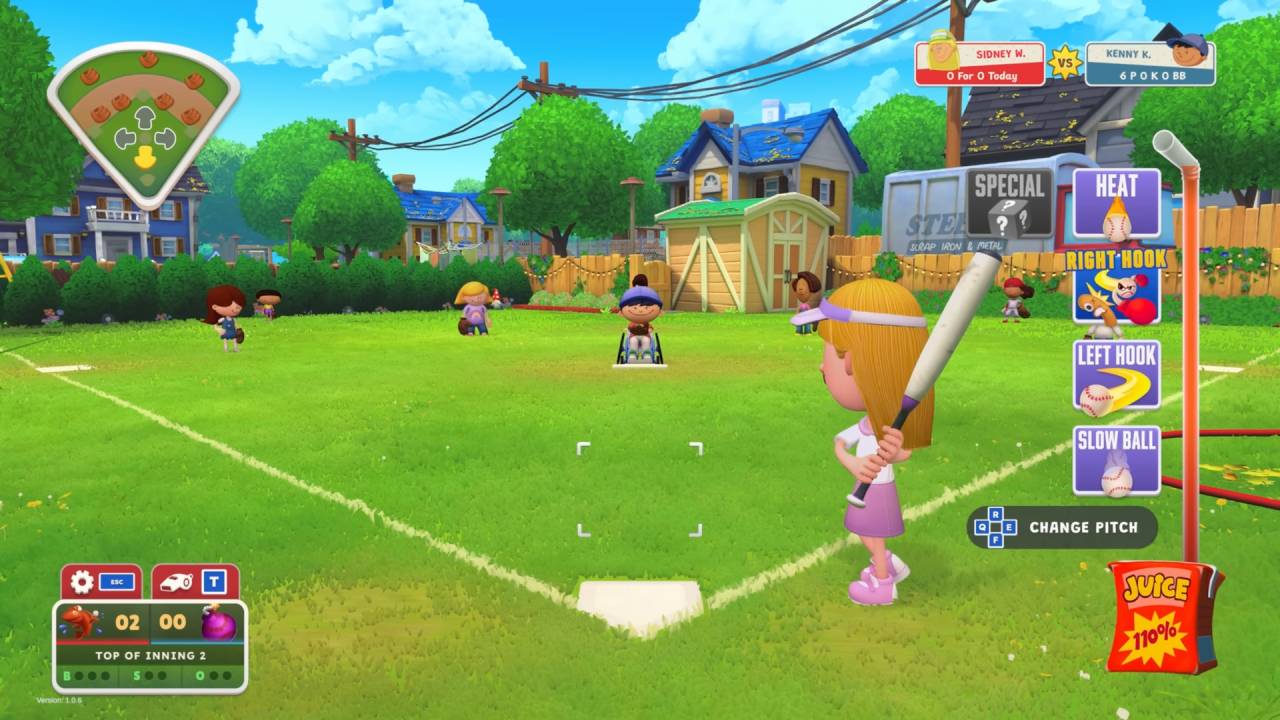 Backyard Baseball Full Swing Power Hit