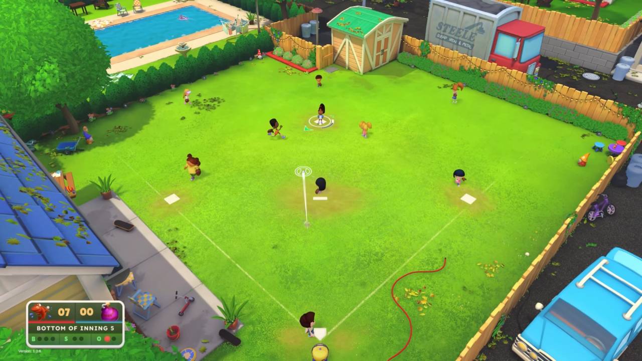 Backyard Baseball Field Overview Home run