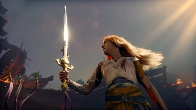 God of War Laufey Laufey Holding a Sword