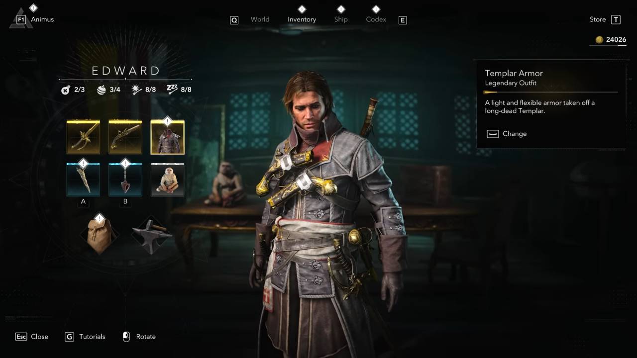 Assassin's Creed Black Flag Resynced Guide Claiming the Reward Templar Armor