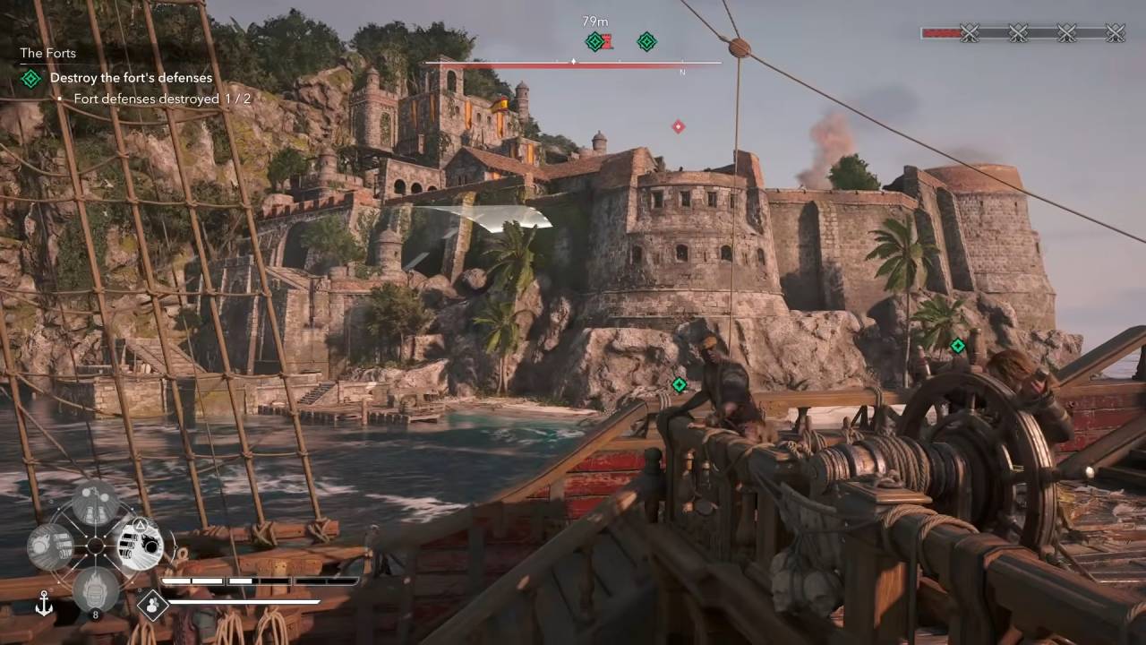 Assassin's Creed Black Flag Resynced Guide Destroy Fortress Defense