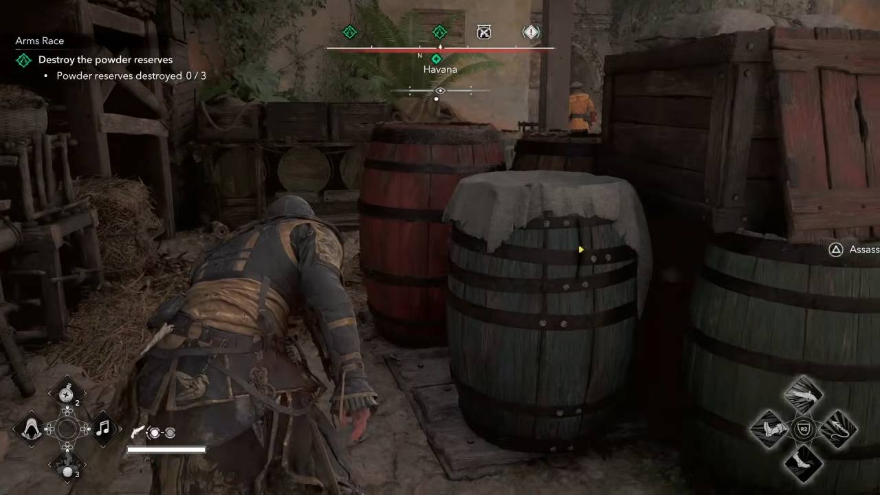 Assassin's Creed Black Flag Resynced Guide Breaking Into the Powder Reserve First Location