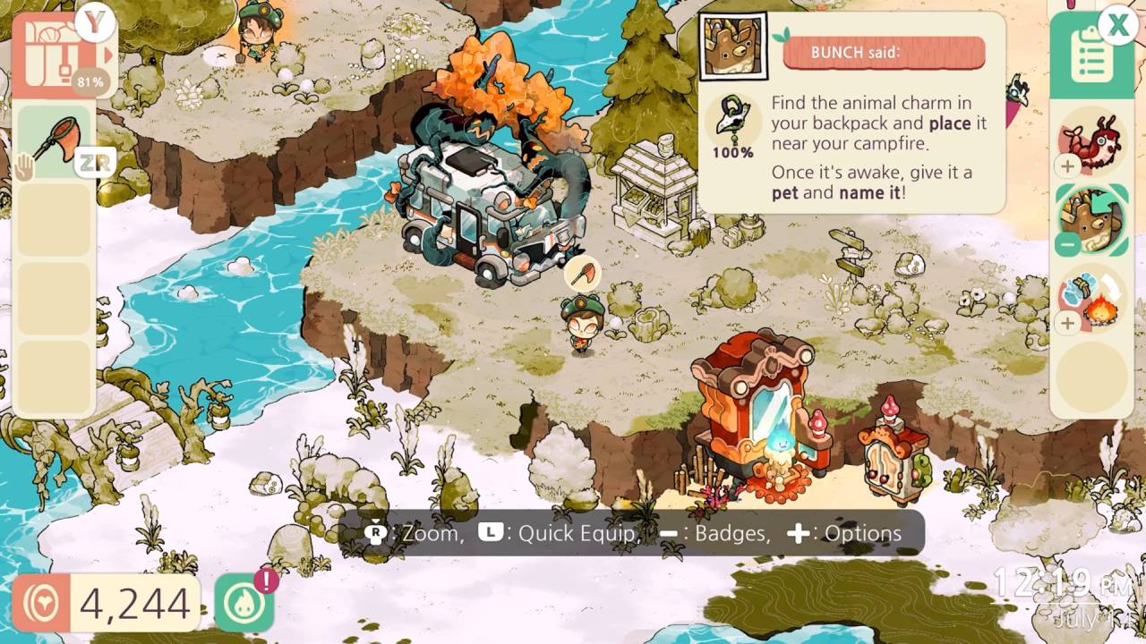 Cozy Grove: Camp Spirit Final Stage Gameplay Branch Quest