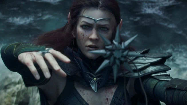 Elder Scroll VI Female Protagonist Staring