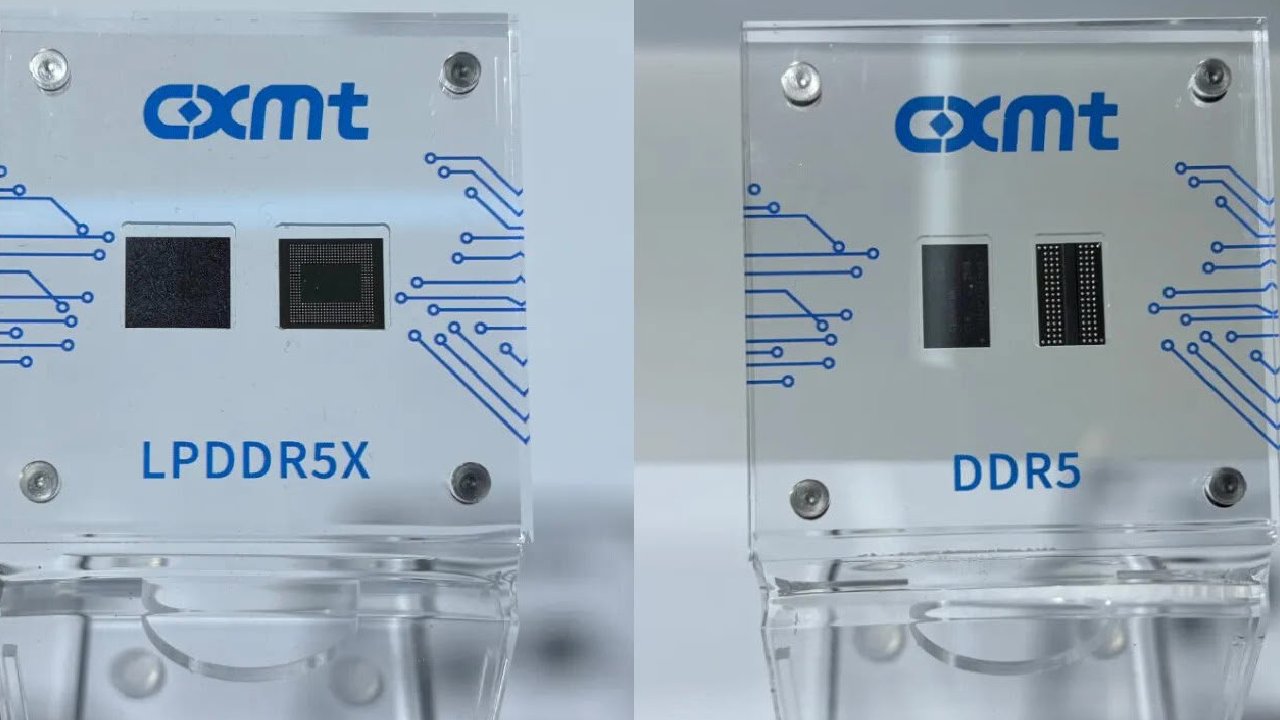 CXMT LPDDR5X and DDR5 RAM Chip