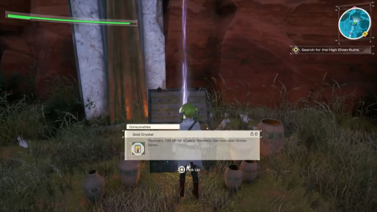 Echoes of Aincrad Guide Looting Chests to Get Gold Crystals