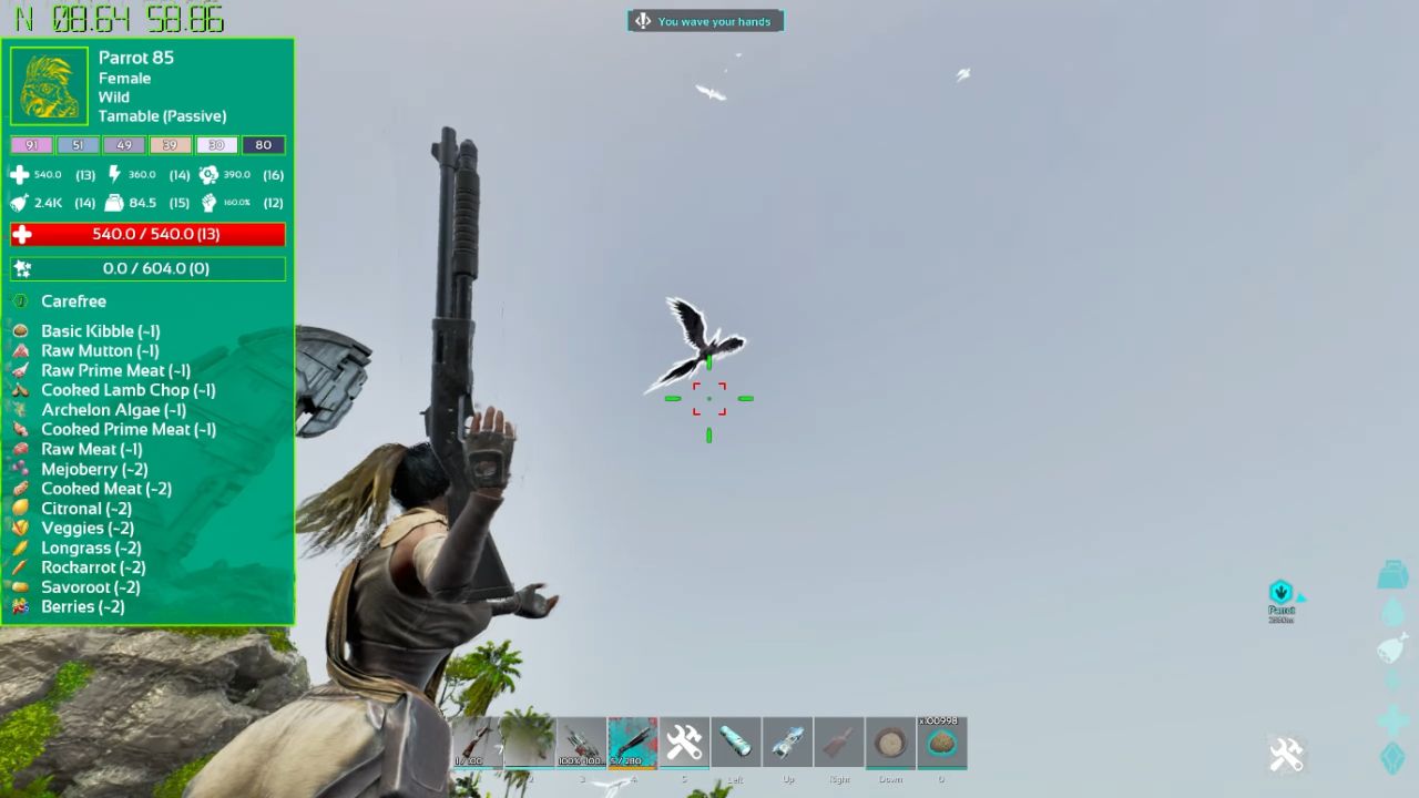 Ark Survival Ascended Guide How to Tame a Parrot (ARK Tides of Fortune)