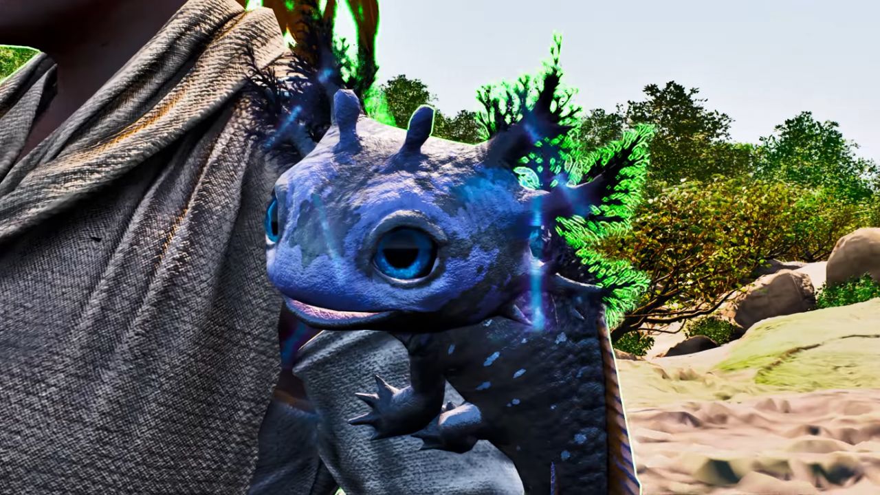 Ark Survival Ascended Guide Place Tidepup on Your Shoulder