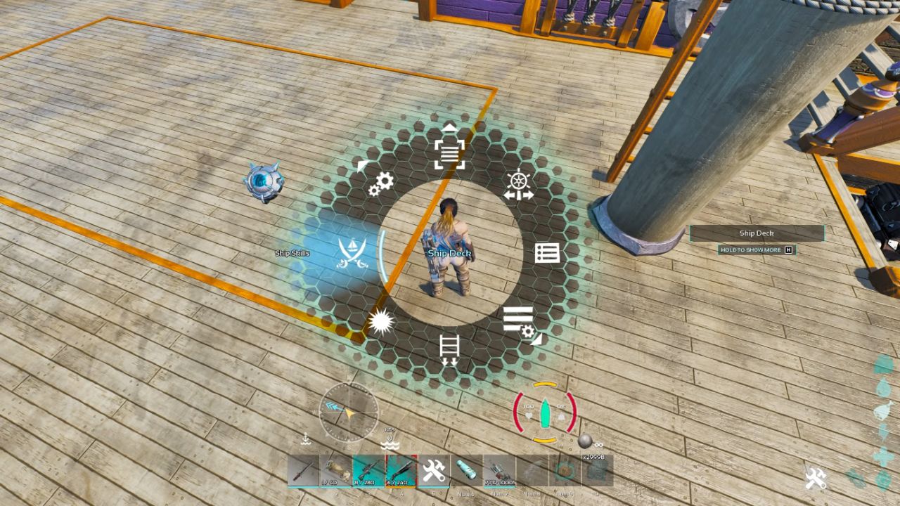 Ark Survival Ascended Guide Open the Ship Skill Menu
