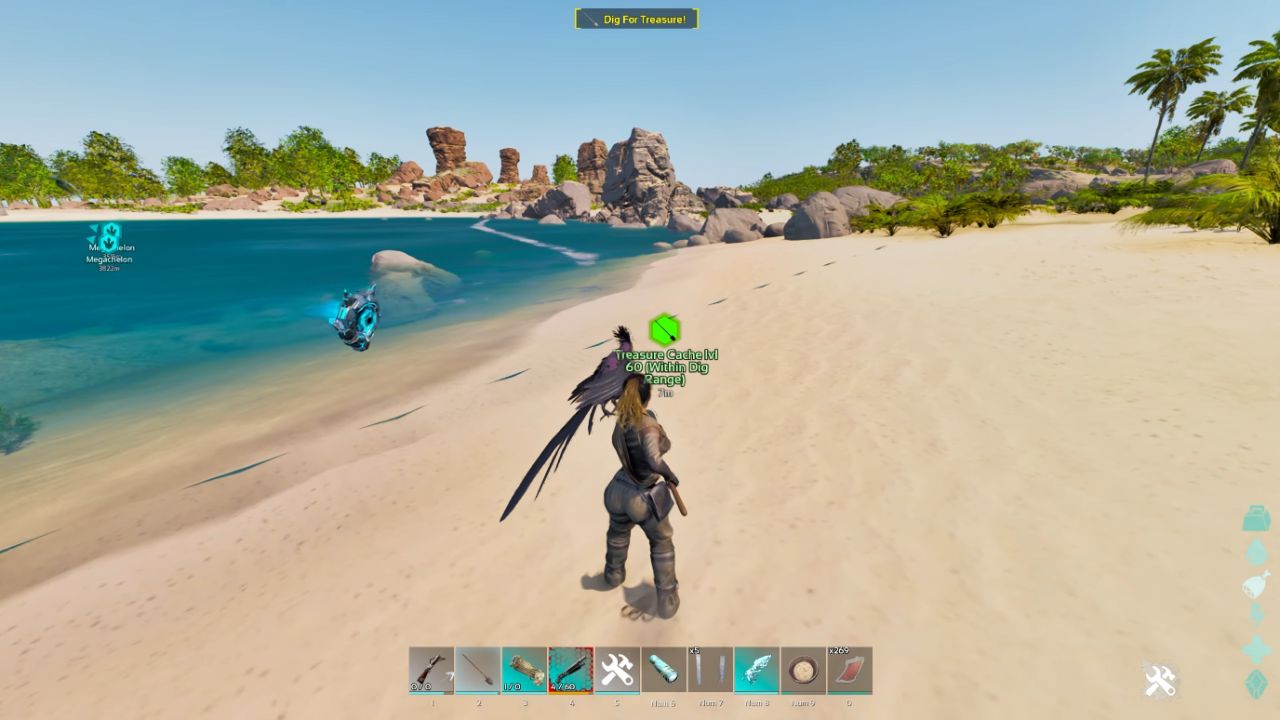 Ark Survival Ascended Guide Bring a Shovel to the Search Area