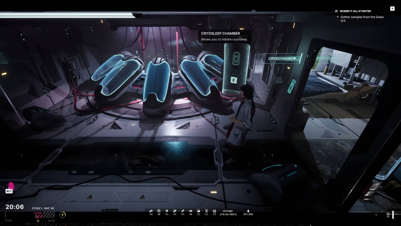 The Alters: Last Variable Cryosleep Chamber