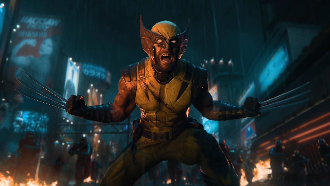 Marvel's Wolverine posing with extended claws