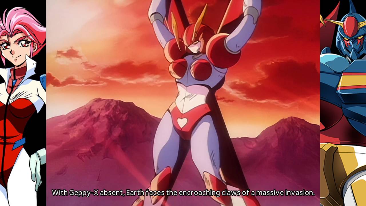 70s-Style Robot Anime Geppy-X Sexy Super Robot Girl