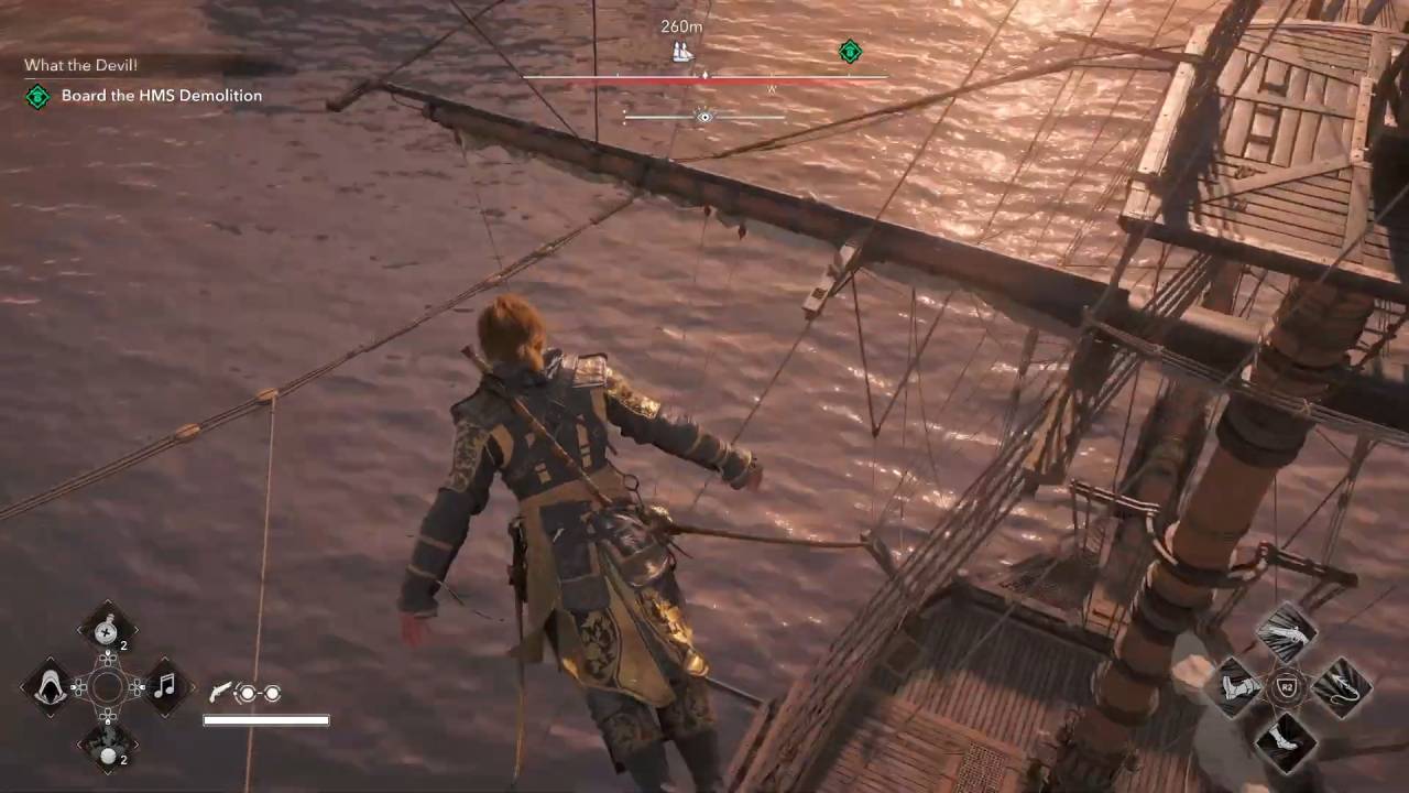Assassin's Creed Black Flag Resynced Guide Jumping from HMS Triggering the Skip