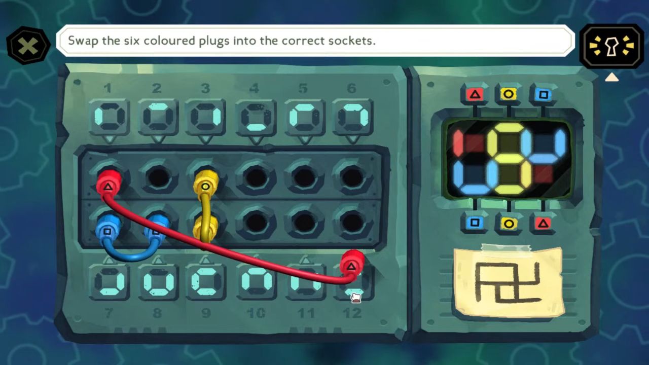 The Mermaid Mask Control Room Electrical Switchboard Puzzle