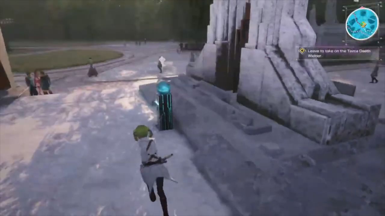 Echoes of Aincrad Guide Interacting with Checkpoint to Fast Travel
