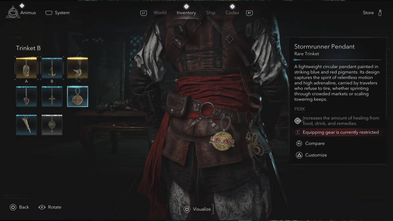 Assassin's Creed Black Flag Resynced Guide What the Stormrunner Pendant Does