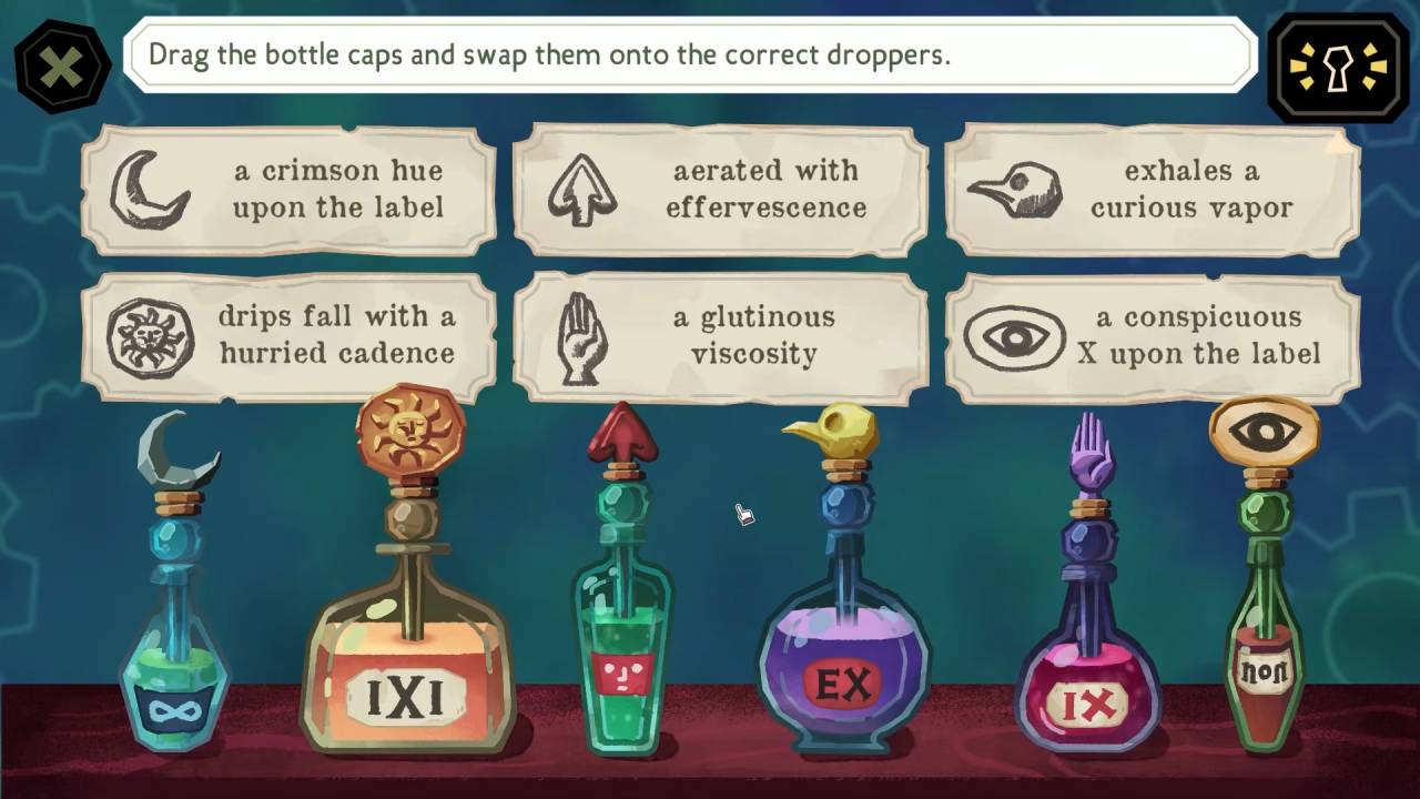 The Mermaid Mask Bottle Caps and Swap Puzzle