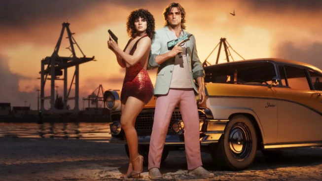 GTA 6 Jason and Lucia both holding a Gun
