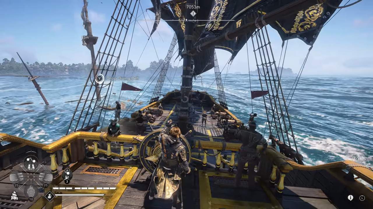 Assassin's Creed Black Flag Resynced Guide Diving Bell Dive and Explore Underwater Areas