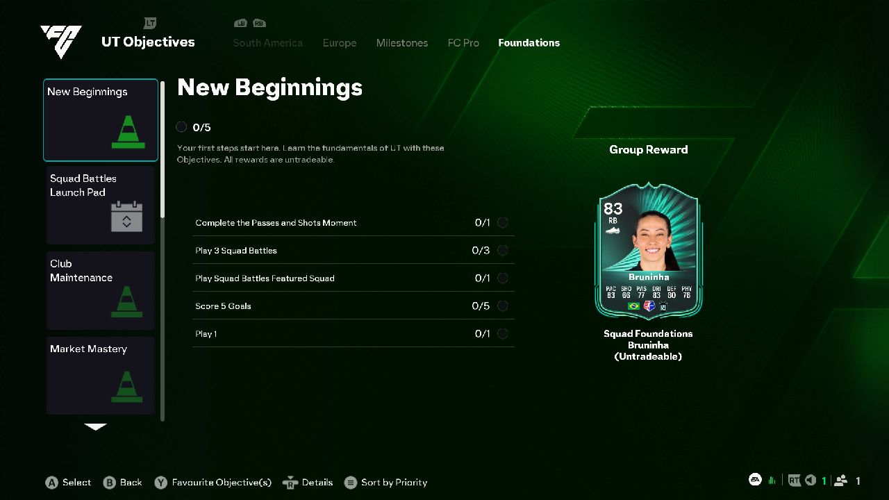 FC 26 Ultimate Team Objectives 