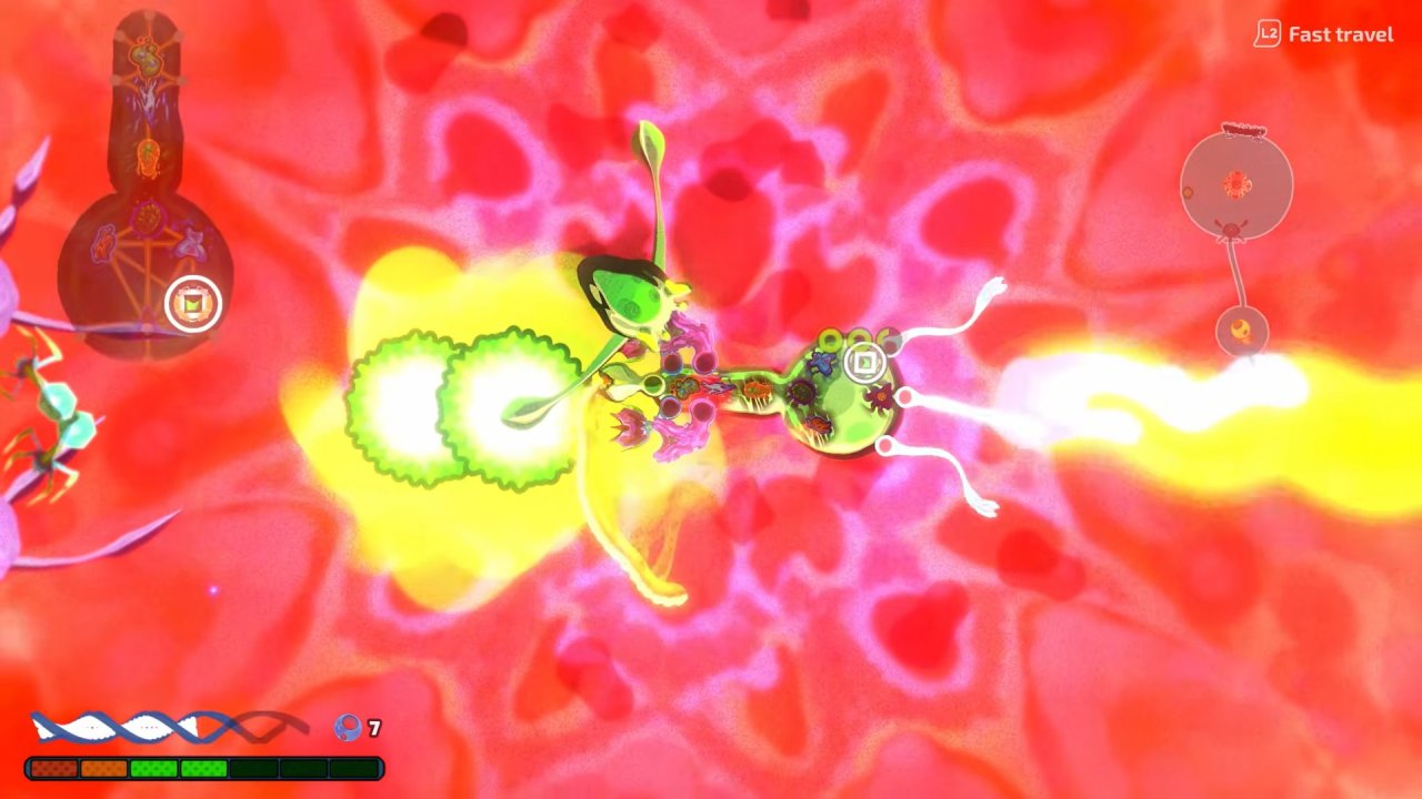 Pathogenic Cellular organism fast traveling