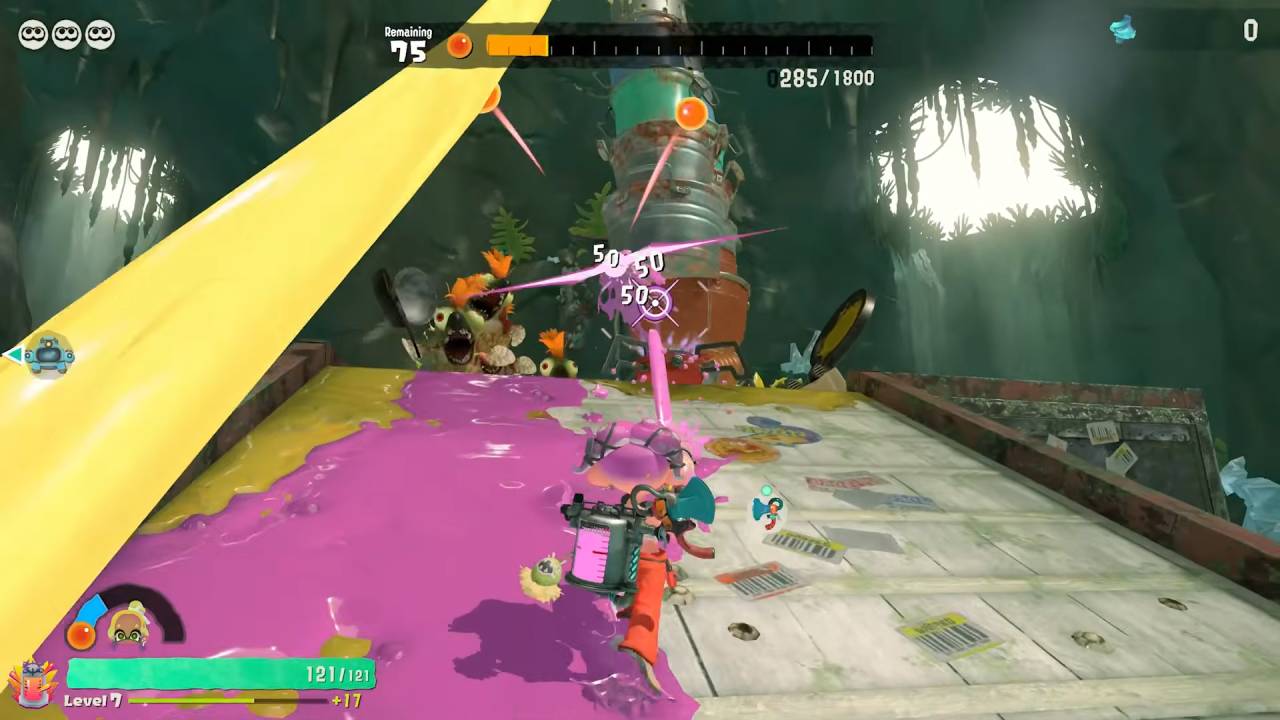 Splatoon Raiders Guide Booyarang Slow and Weak