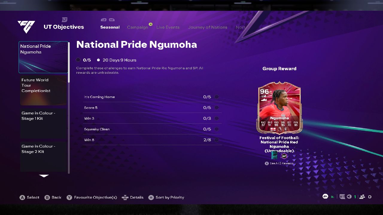 FC 26 Ultimate Team Objectives