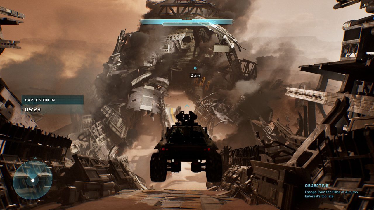 Halo: Campaign Evolved Escape from Pillar of Autumn Quest Vehicle Gameplay