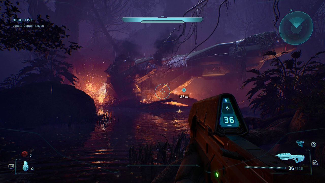 Halo: Campaign Evolved Broken Space Ship Gameplay