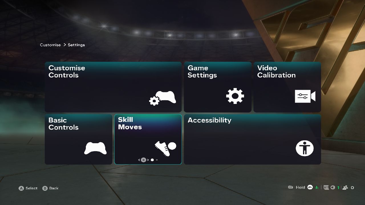 FC 26 Skill Moves window