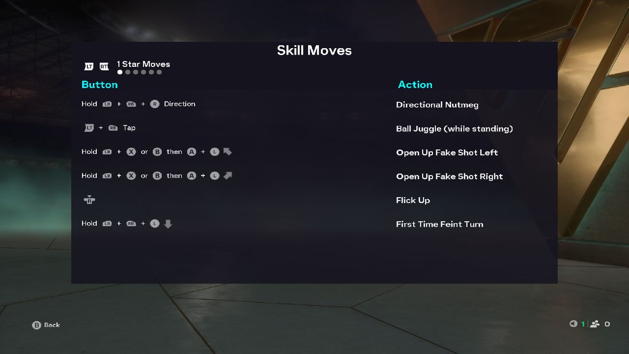 FC 26 1 star skill moves