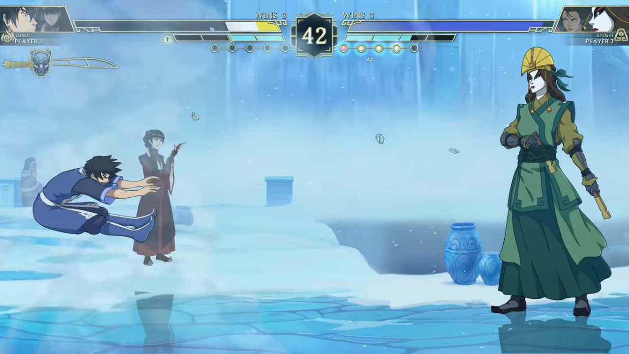 Avatar Legends: The Fighting Game Zuko Vs Kyoshi 