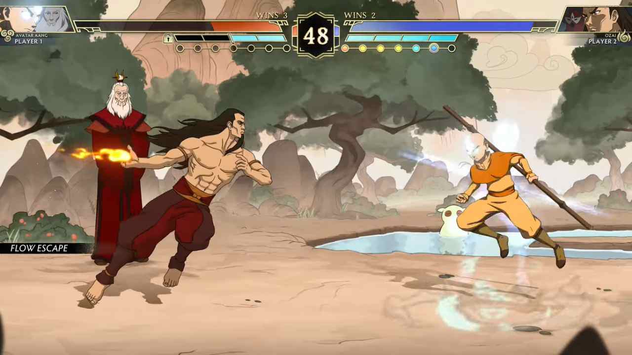 Avatar Legends: The Fighting Game Ozai vs. Aang 