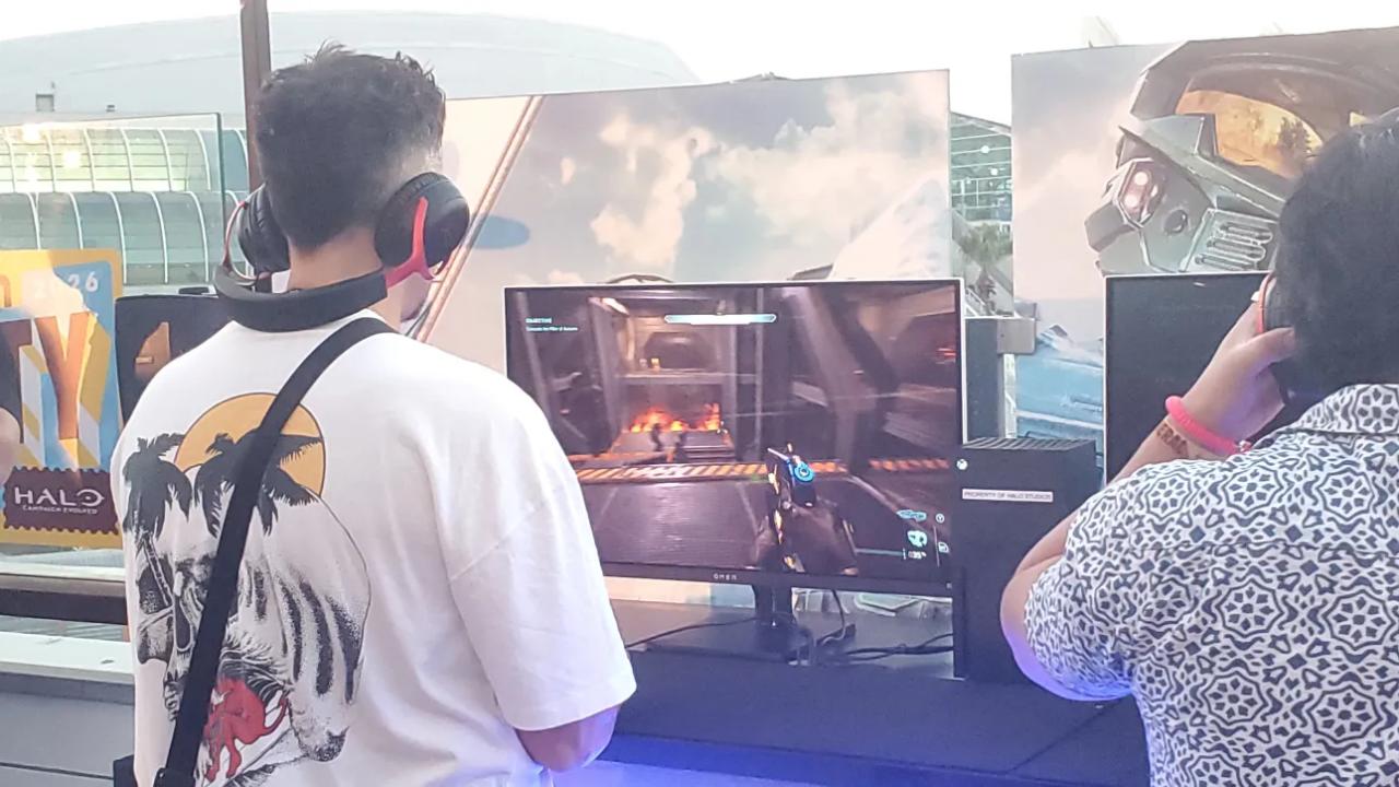 Tao Dawkins Playing Halo: Campaign Evolved San Diego Comic-Con 2026