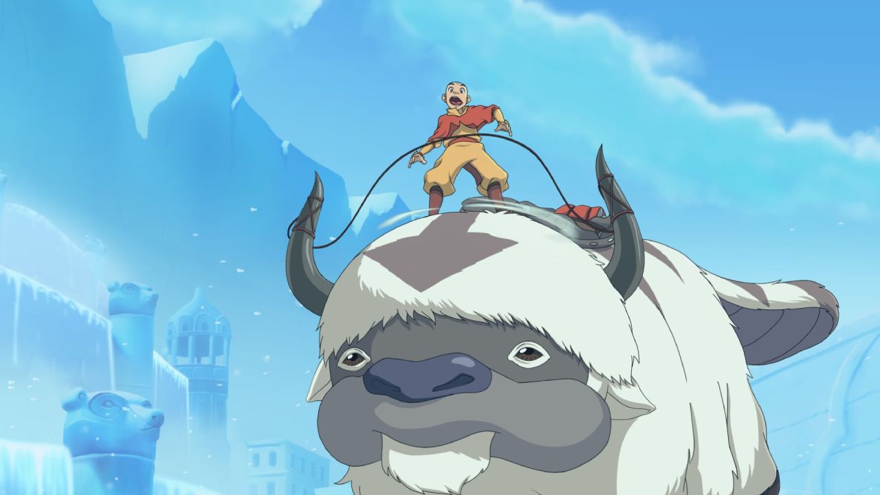 Avatar Legends: The Fighting Game Aang and his Beast
