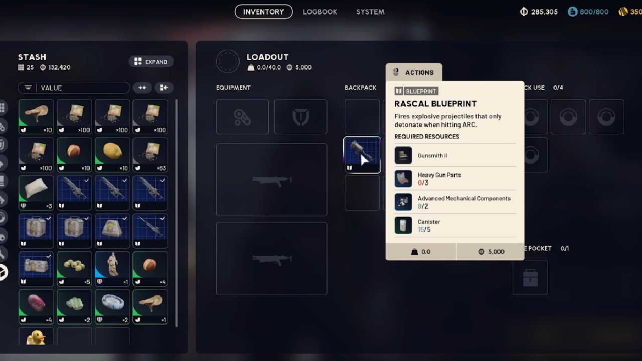 Finding the Blueprints for the Rascal Grenade in ARC Raiders