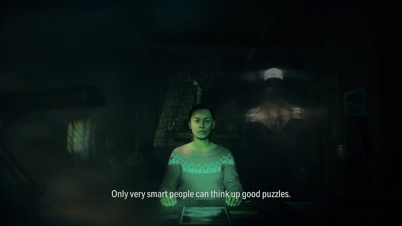 Alan Wake 2 Saga Anderson Thinking Up Good Puzzles
