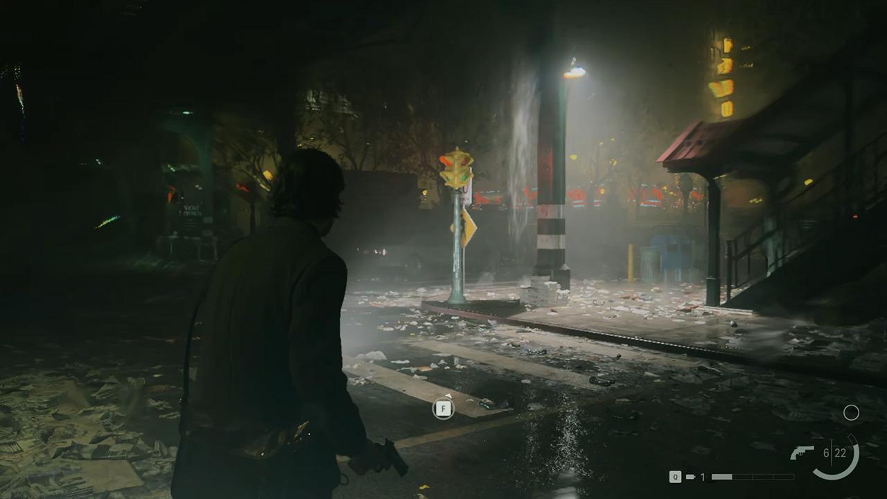 Alan Wake 2 Third-Person Shooting Gameplay