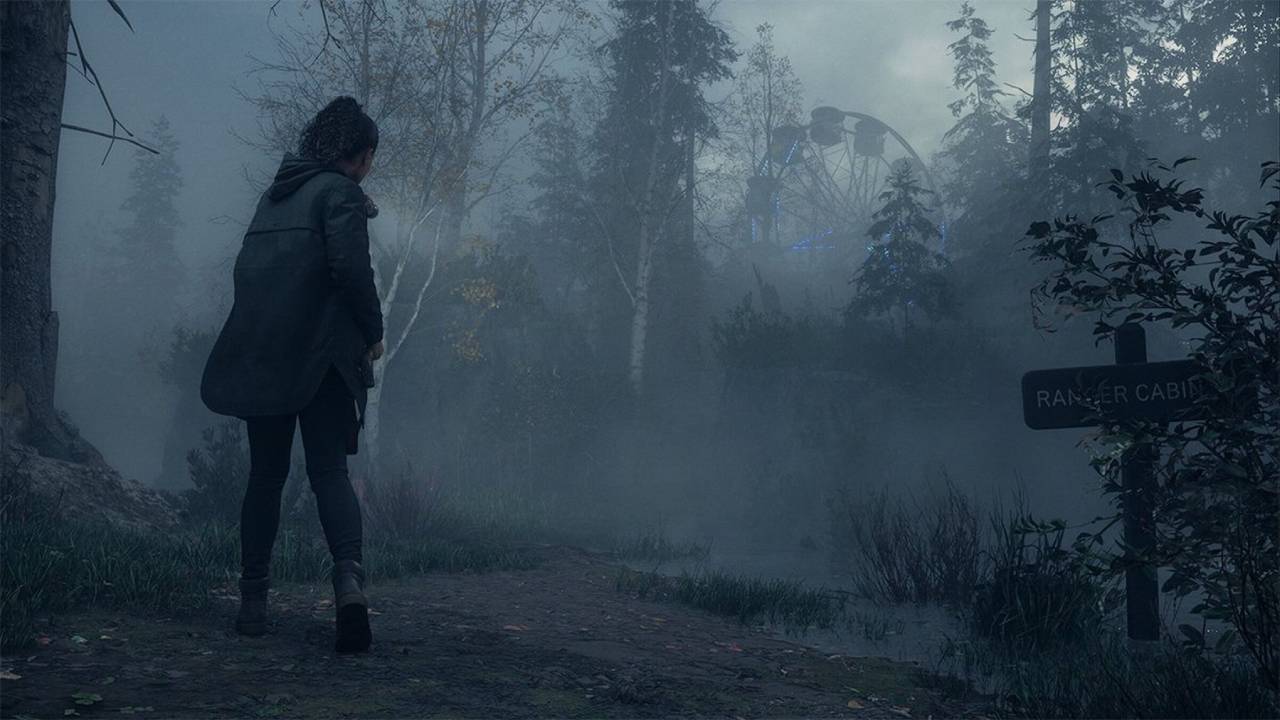 Alan Wake 2 Saga Anderson Walking in the Jungle