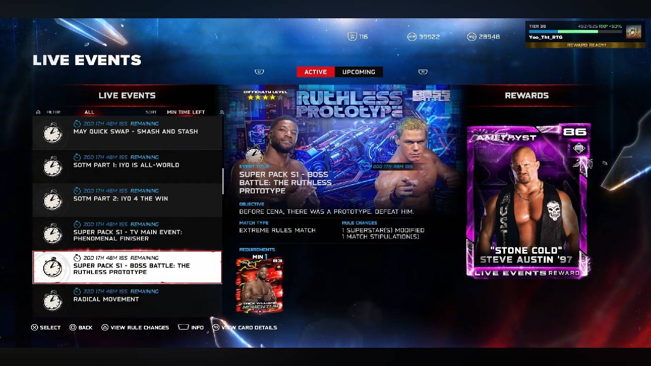 WWE 2K26 cards