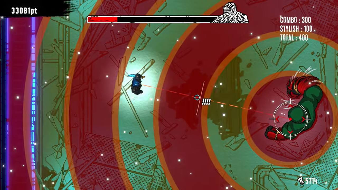 Kusan City of Wolves Jin fights massive, green-skinned boss