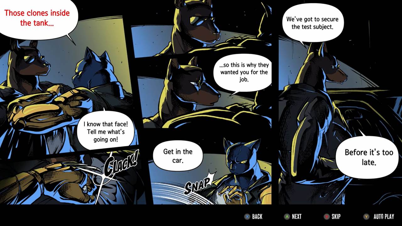 Kusan City of Wolves characters engaging in a suspenseful dialogue