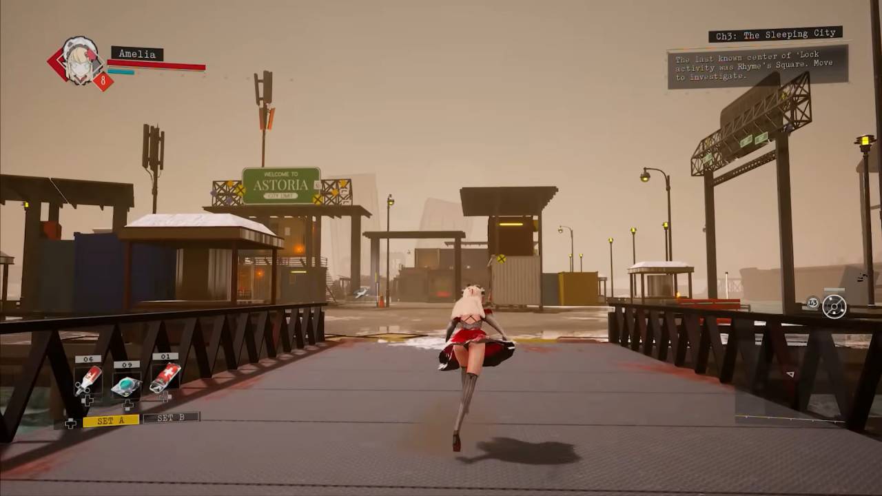 Mahou Arms Protagonist Amelia Running Upskirt