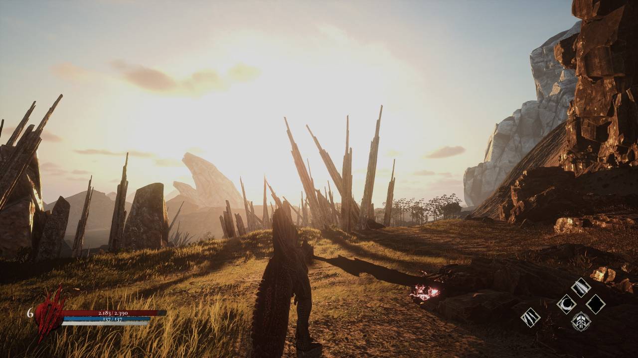 Dinoblade First Open-World Area