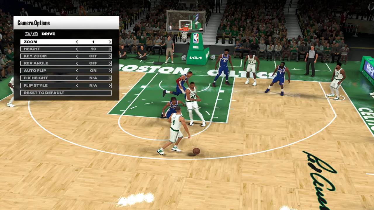 NBA 2K26 camera settings