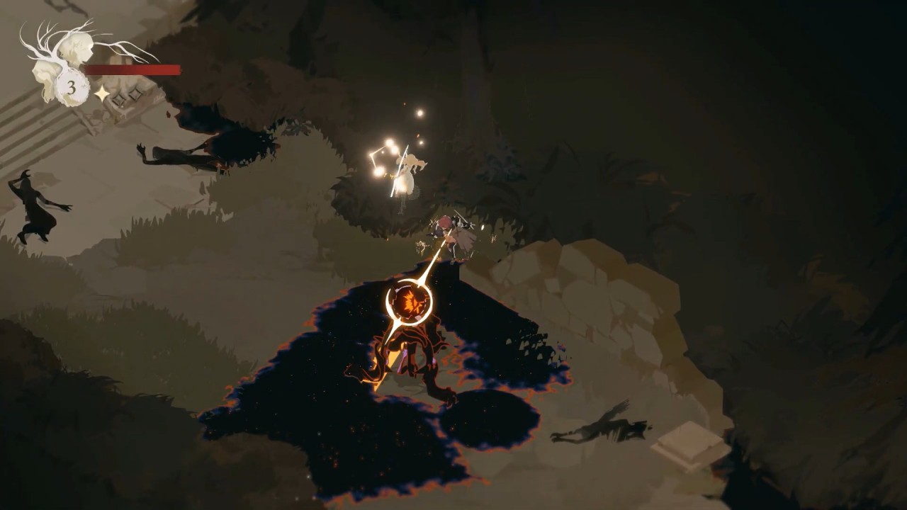 Lunarium Ave attacks shadow creature